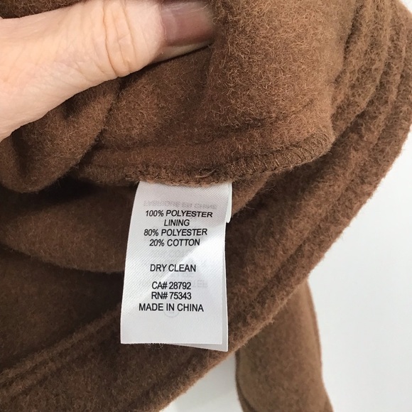 Joie Burton Felted Shacket Trucker Jacket Casual Career Carmel Size Large - Picture 8 of 9